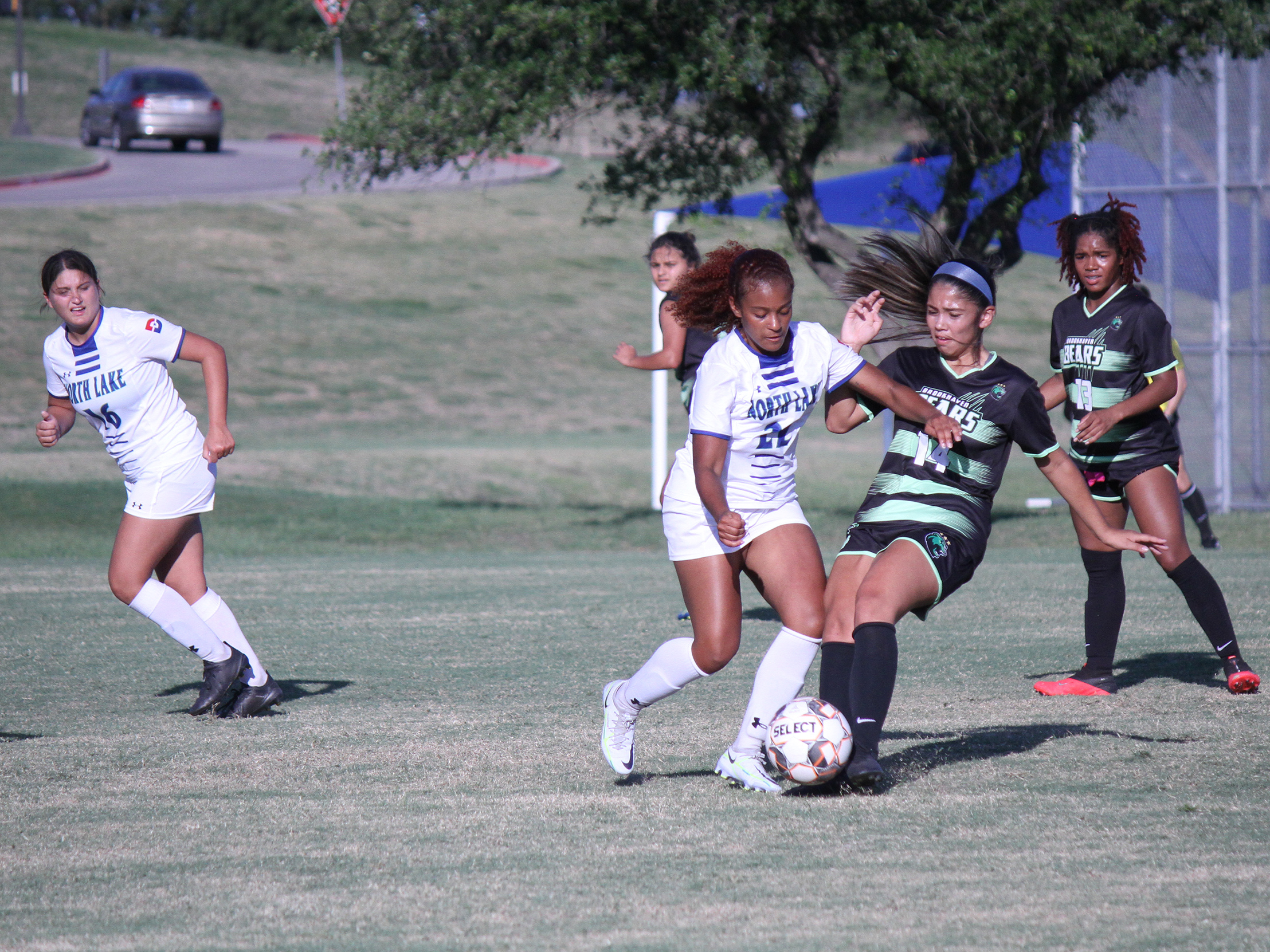 Dallas College North Lake women's soccer team will meet Dallas College Mountain View 4 p.m. Tuesday at Dallas College Brookhaven in the National Junior College Athletic Association Division III Mid-South District quarterfinals. 